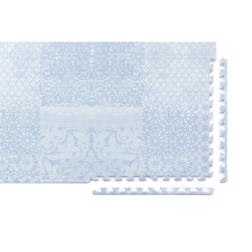 Little Nomad | Blue Soft Safe Baby Puzzle Roam Free Play Mat | Mist – the House of Noa