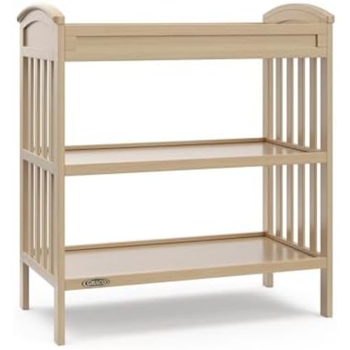 Graco Benton Changing Table with Water-Resistant Changing Pad, Driftwood
