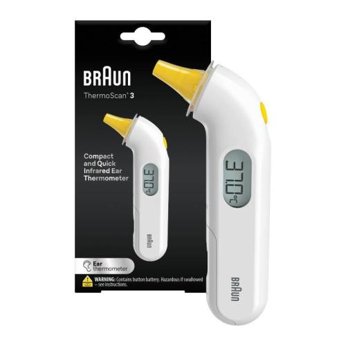 Buy Braun ThermoScan 3 Ear Thermometer Online at Chemist Warehouse®