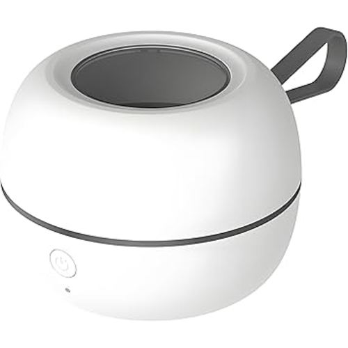 PandaEar Portable UV Pacifier Sanitizer, USB Rechargeable Mini Sanitizer Case, 99.9% Cleaned in 3 Minutes, Portable Baby Pacifier Cleaner for Travel and Home Use