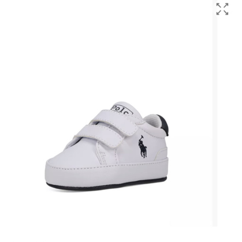 Ralph Lauren Boys' Heritage Court II Ez Sneakers - Baby