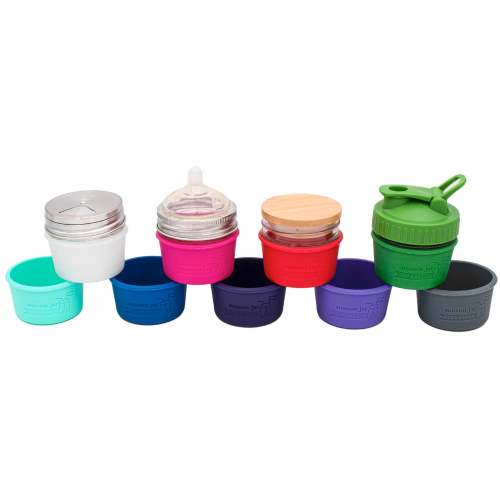 Silicone Sleeve for 4oz Mason Jars