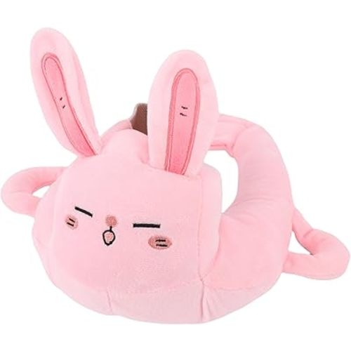 Bottle Support Cushion,Bottle Holder Pillow,Soft Breathable Fabric Stable Securing Holder,Ergonomic Nursing Assistant Pillow for Hands Free (Rabbit)