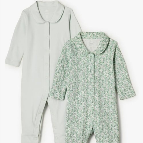 2 Pack Footless Sleepsuits Amazon Essentials x Sofia Grainge Unisex Babies'