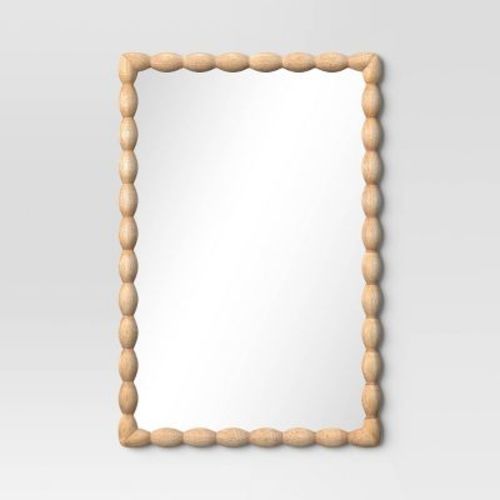 20"x30" Turned/Bobbin Wall Mirror Natural - Room Essentials™