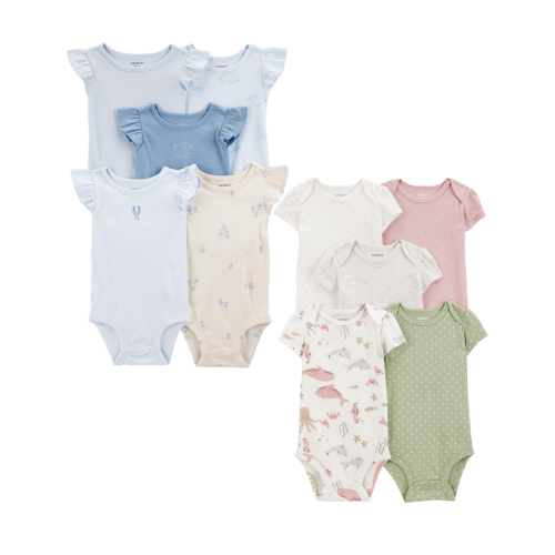 Baby 10-Pack Short-Sleeve Bodysuits