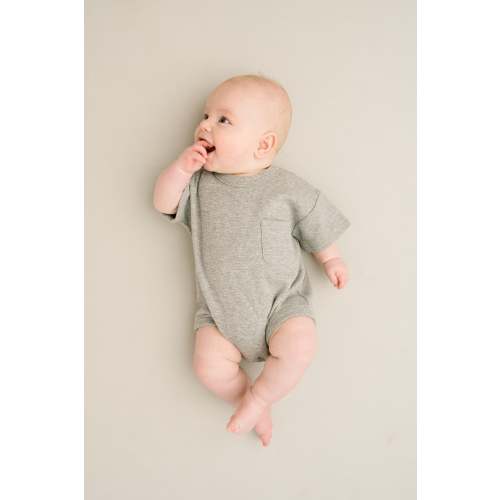 Stormy Waffle Pocket Romper