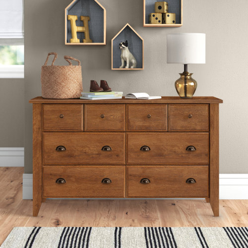 Charlton Home® Georgete 6 Drawer Dresser & Reviews | Wayfair