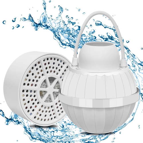 10 Stages Bath Filter for Tub, Hard Water Softener & Purifier, Universal Attachment for Healthy Skin and Hair