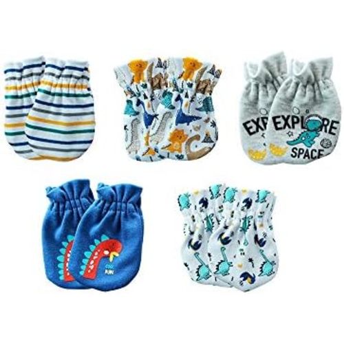 Unisex Baby Cotton Scratch Mittens For Newborn Baby Boys Girls Mittens Accessory 0-6 Months