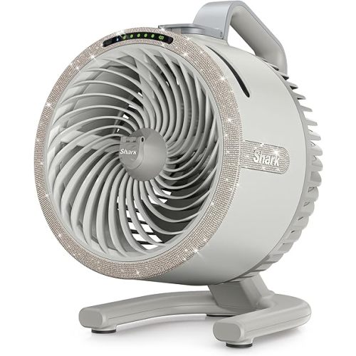 New Shark FlexBreeze HydroGo Pro Fan, Powerful, Portable Fan, Indoor & Outdoor, Dry-Touch Evaporative Mist, Corded & Cordless, 5 Speeds, Extended Battery Runtime, Diamond, FA056GY9 (Ltd. Edition)