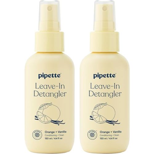 Pipette Leave-In Hair Detangler Spray for Kids, 4.4 Fl Oz (Pack of 2)