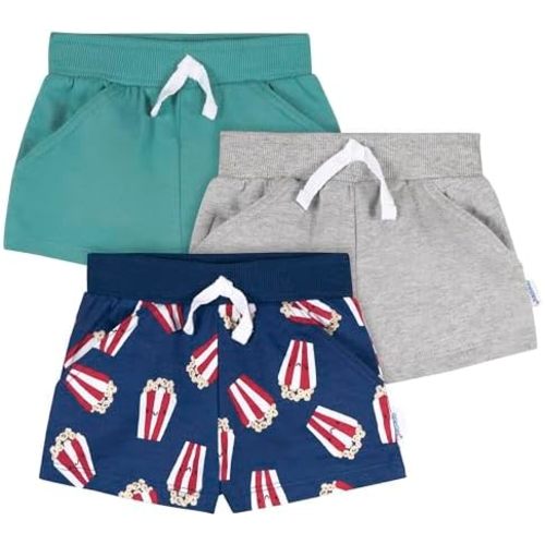 Onesies Brand Unisex-Baby 3-Pack Knit Shorts