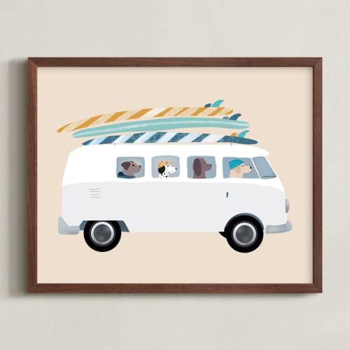 Venice Beach Limited Edition Children's Art Print by Jenna Holcomb