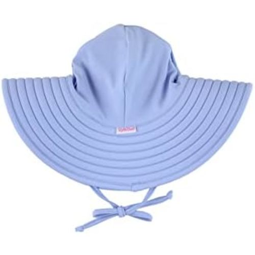 RuffleButts® Baby/Toddler Girls UPF 50+ Sun Protective Wide Brim Swimwear Sun Hat