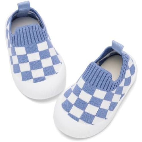 BACSAC Baby Toddler Unisex Infant Shoes Boys Girls Beige Mesh Breathable Non-Slip Soles 6-36 Months