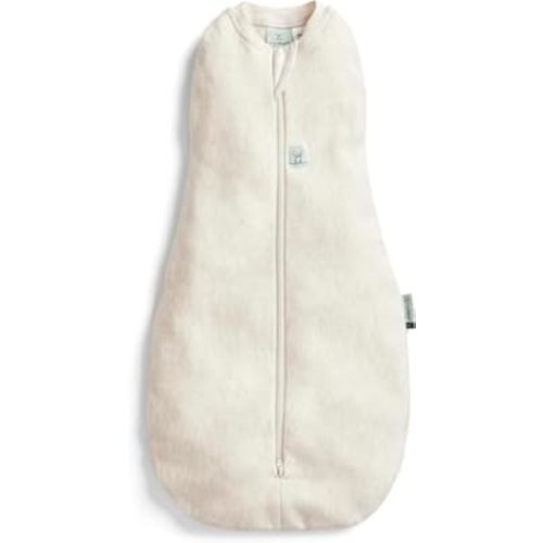 ergoPouch Cocoon Swaddle Bag – TOG Rated for Warmth, Breathable Organic Cotton Baby Swaddle, Two-Way Zip, Arms In or Out