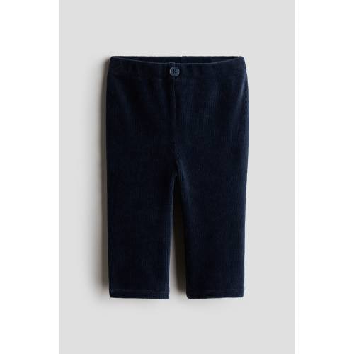 RIBBED VELOUR LEGGINGS