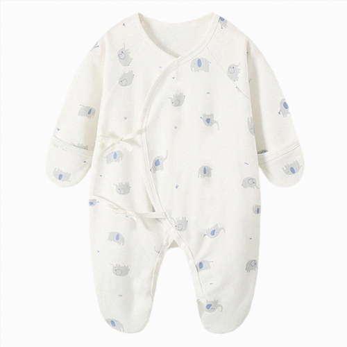 larppty Baby Girl Boy Romper Side Snap Kimono Japanese Cotton Newborn Outfit Newborn-6M