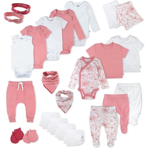 HonestBaby Baby 100% Organic Cotton Gift Sets, Multipack