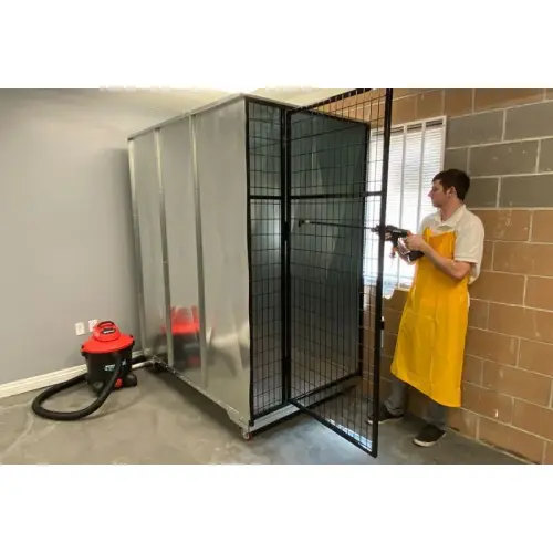 ICU Cage for Eagle Patients 4x4x7 Galvanized Metal