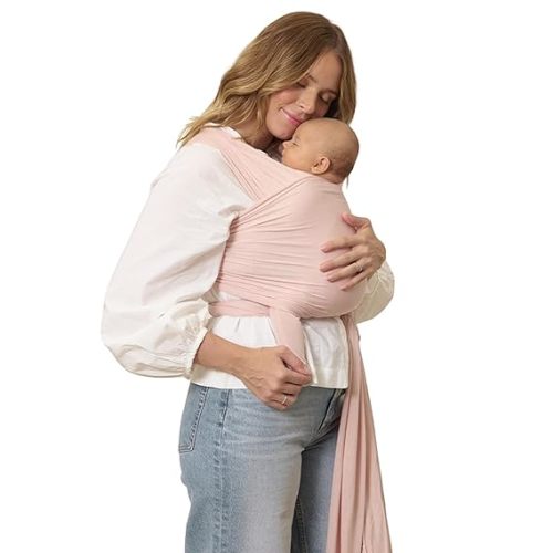 Solly Baby Wrap, Buttery-Soft Baby Carrier Newborn to Toddler 8-25 Lbs., Lightweight & Hands-Free Wrap, Breathable Summer Carrier, Baby Wearing & Postpartum Essential, New Mom Gift, Driftwood Stripe