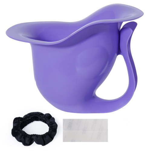 Rezlli Newborn Infant Toilet Training Potty;for Diaper Free Baby Elimination Communication, Purple