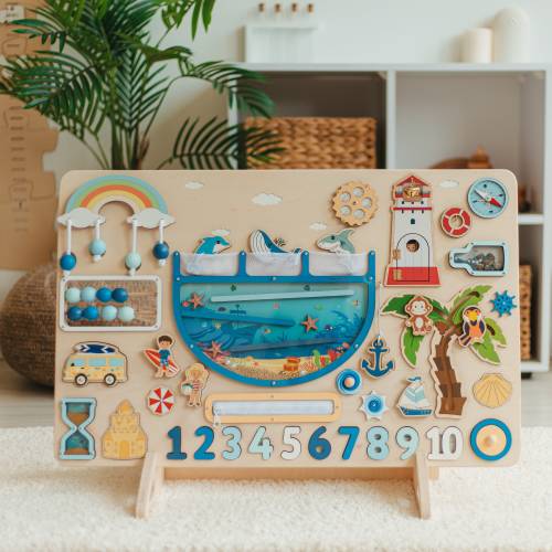 Ready To Ship! Large Busy Boards Gift For Kids Toddlers Gift Baby Gift First Birthday Gift Boy and Girl Gifts Baby Shower Gift Busy Boards