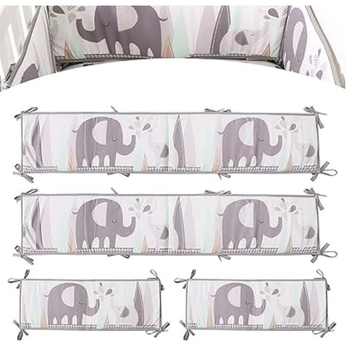 4-in-1 Breathable Padding for Sides, of Crash Pads for Sides, Anti-Collision Soft Padding Soft Crash Pad Protector, Easy to Install (#1)