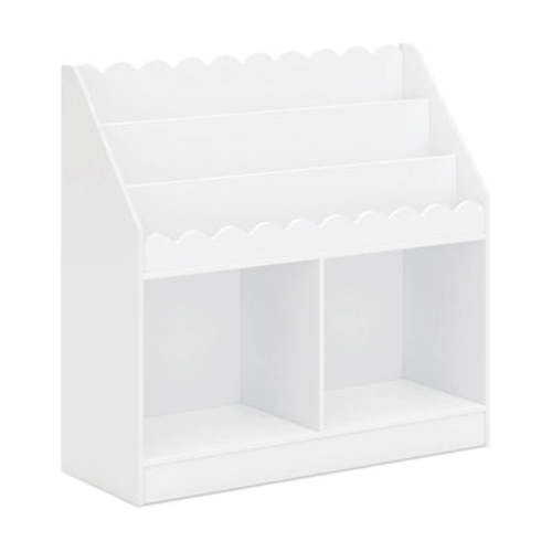 Sammy Scallop Bookcase - White
