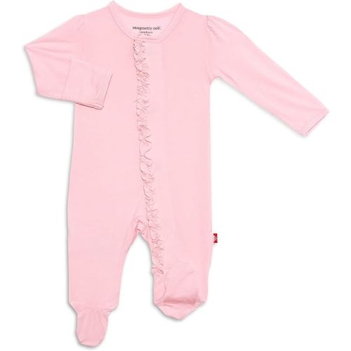 Magnetic Me Footie Pajamas Soft Modal Baby Sleepwear with Quick Magnetic Fastener | Boys and Girls Sleeper Preemie-24 Months
