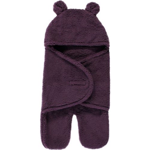 Plush Animal Print Fluffy Stroller Snuggler for Infant Outdoor Excursions