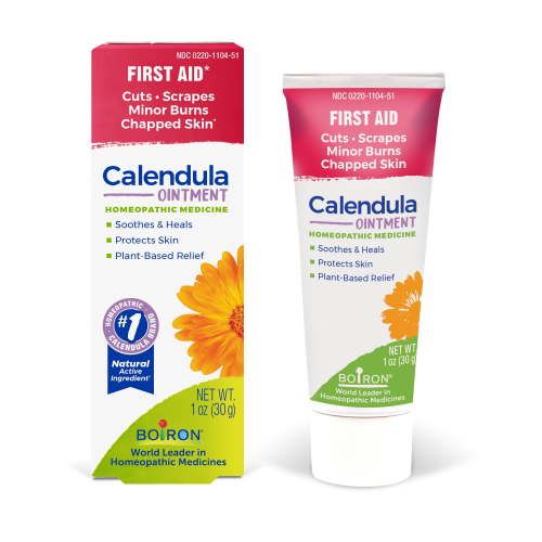 Boiron Calendula Ointment 1 oz - Skin Healing First Aid Cream for Burns and Medical Treatment