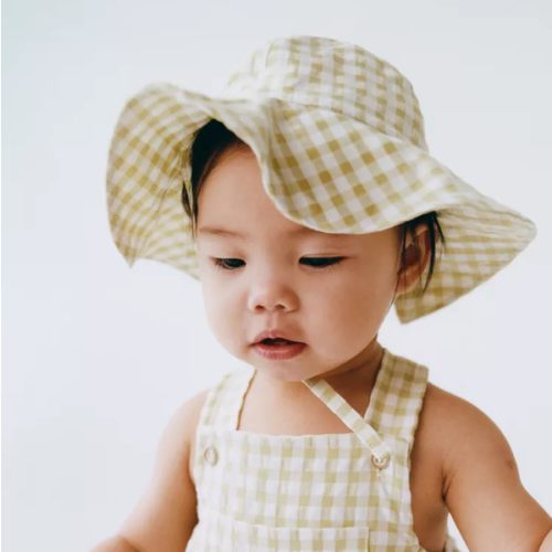 GINGHAM BUCKET HAT - Light green | ZARA United States