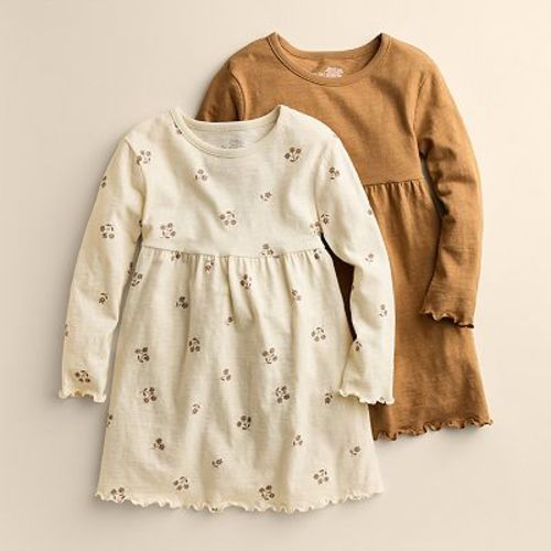 Baby & Toddler Girl Little Co. by Lauren Conrad 2-Pack Long Sleeve Dress Set
