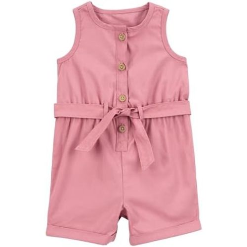 Carter's Baby Girls' Snap Up Cotton Romper