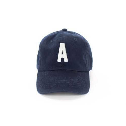 Navy Blue Letter Baseball Hat