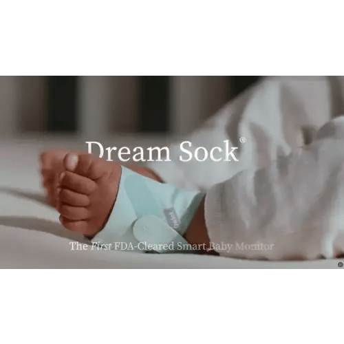 Owlet Dream Sock - Smart Wearable Baby Monitor with Live Heart Rate & Oxygen Alerts - Mint