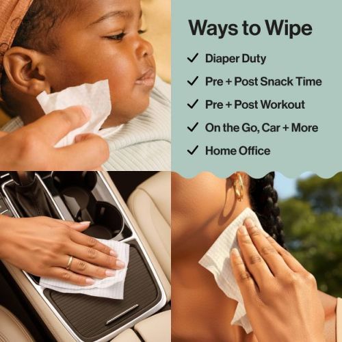 The Honest Company Clean Concious Sensitive Skin Baby Wipes - Geo Mood - 1152ct