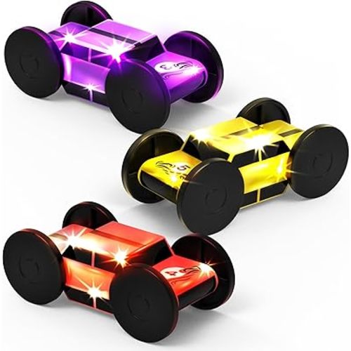 Tub Works® Splash Wheels™ Race Car Light Up Bath Toys, 3 Pack | Water-Activated Light Up Toys Flash & Change Color | Expansion Bath Cars for Bathtime Raceway Car Ramp | Fun Toddler & Kids Bath Toys