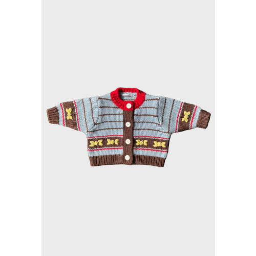 Alva Baby & Kids Cardigan - China Blue/Mix