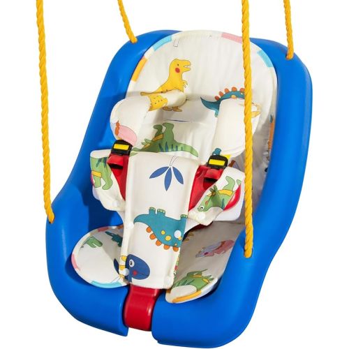 Toddler Swing Cushion - FEISIKE Baby Swing Outdoor Seat Insert Pad Compatible with Little Tikes Swings for Toddlers Age 1-3, Detachable and Washable(Swing Not Included)-AMB241