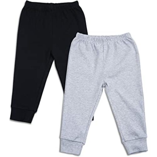 SOBOWO Solid Baby Sweatpants, Unisex Baby Toddler Cotton Crawling Pants for Newborn Boys Girls 0-24 Months