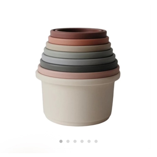 Mushie Stacking Cups - Original | Scandiborn