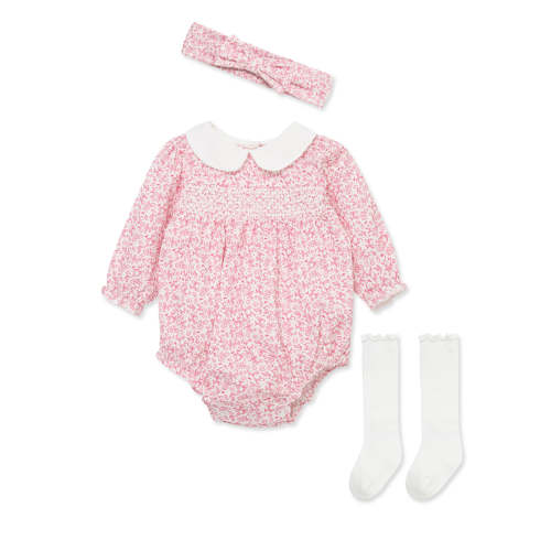 Floral Outline Woven Bubble Set