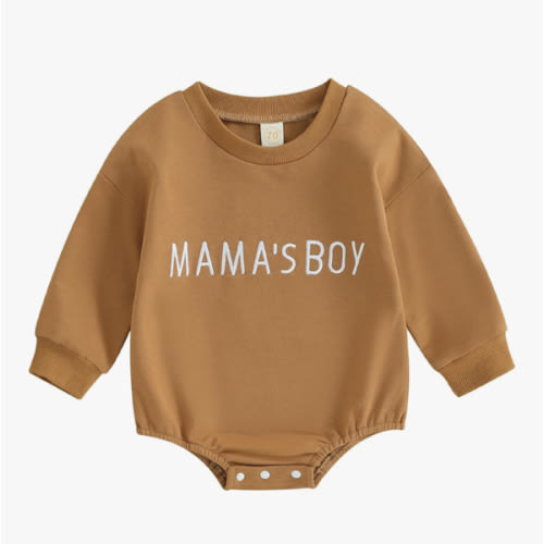 VISGOGO Newborn Infant Baby Boy Girls Oversized Romper Little Dude Sweater Onesie Coming Home Outfit Neutral Clothes