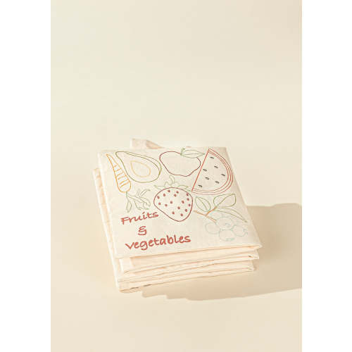 Natural Cotton Baby's First Soft Book English - FRUITS AND VEGETABLES
