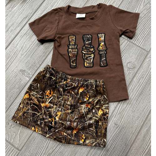 Embroidered Duck Call Set
