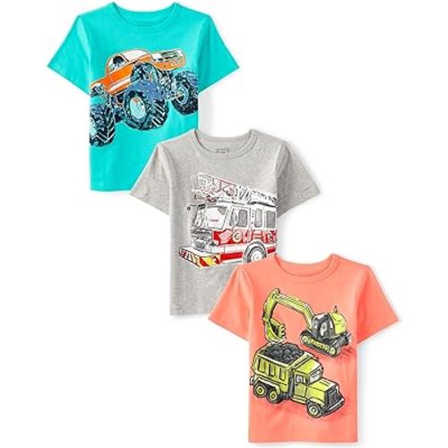 The Children's Place Baby Boys' Graphic T-Shirts (3-Pack)