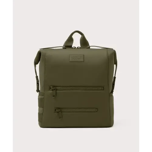 Indi Diaper Backpack in dark moss, large